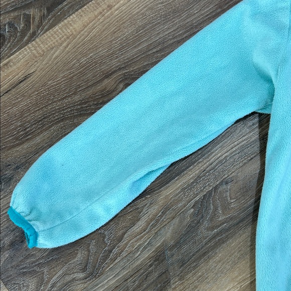 Columbia Light Blue/Turquoise Zip Fleece Jacket Girls XS 6/6X - Picture 12 of 15